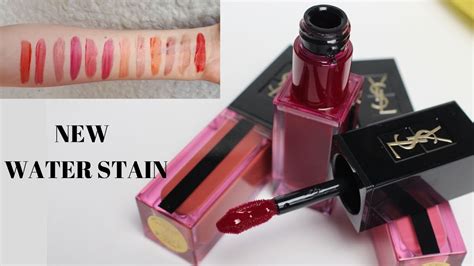 ysl water stain glow review|ysl water stain lip stain.